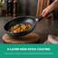 ROYALFORD Non-Stick Frying Pan | Aluminium Fry Pan for Induction Hob Skillet Pan | Saute Pan with 3-Layer PFOA-Free Coating for Healthy & Less Oil Cooking, Cool Touch Bakelite Handle | Black-88145639