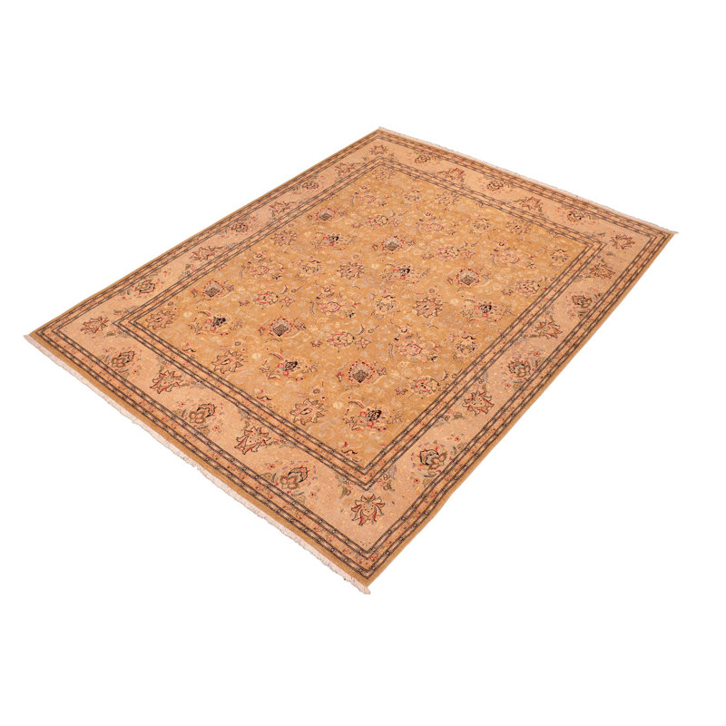 Tapis unique de style or des années 2000 de 8 pi 3 po x 10 pi 2 po