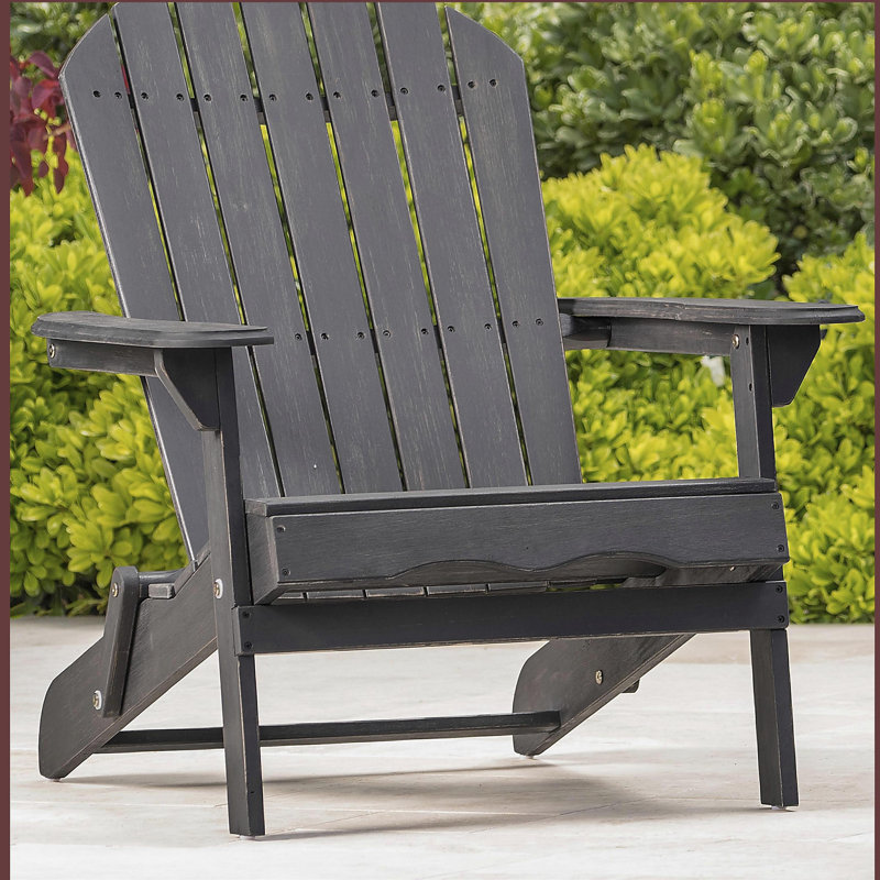Chaise Adirondack, Gris foncé