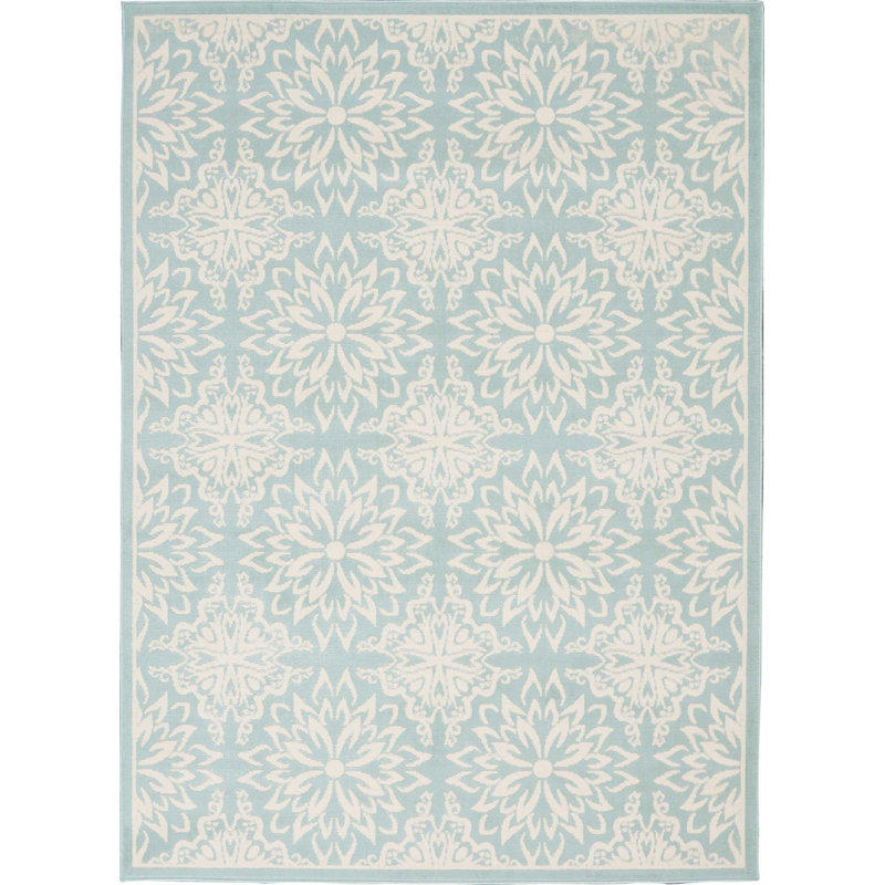 Yurig Floral Indoor Rug, Rectangle 2' x 4'