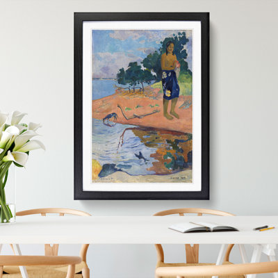 Haere Pape by Paul Gauguin - Framed Print