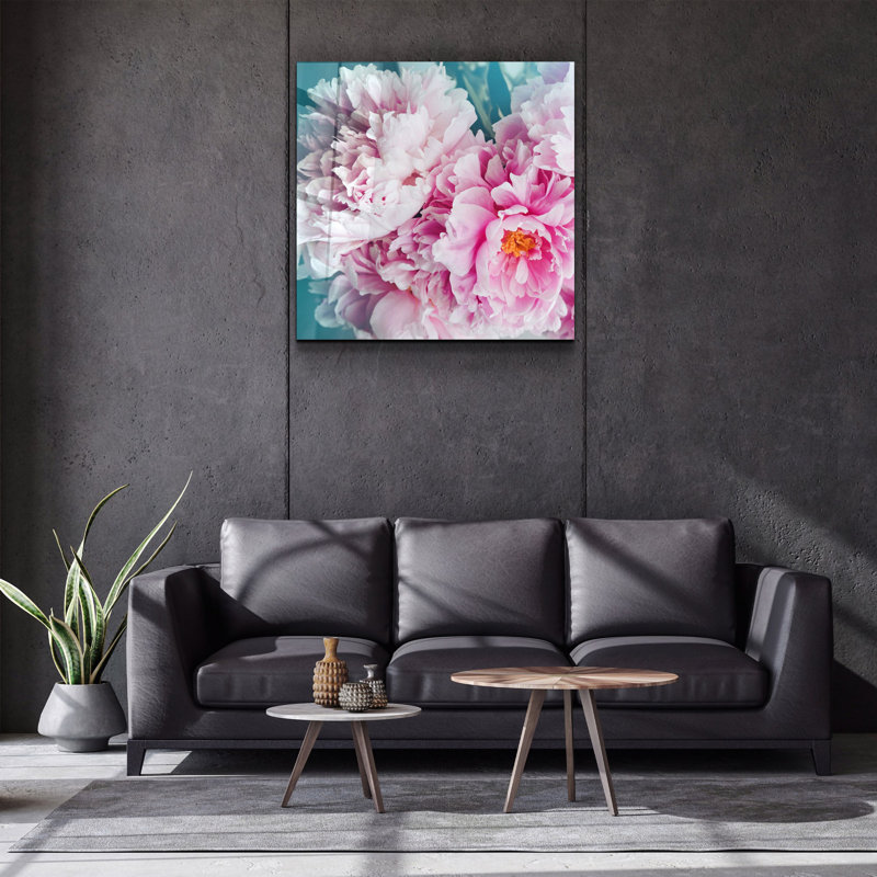 Superbe peinture décorative en verre trempé de 31,5 po x 31,5 po | 100% verre trempé, épaisseur: 0,16 pouce | Imprimé UV pour des couleurs éclatantes et une durabilité | Décoration murale parfaite pour le salon, la chambre à coucher ou le bureau, design élégant et moderne
