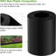 5M Black Flexible Garden Edging Lawn Grass Border 12CM Edge W/ 6 STRONG Pegs