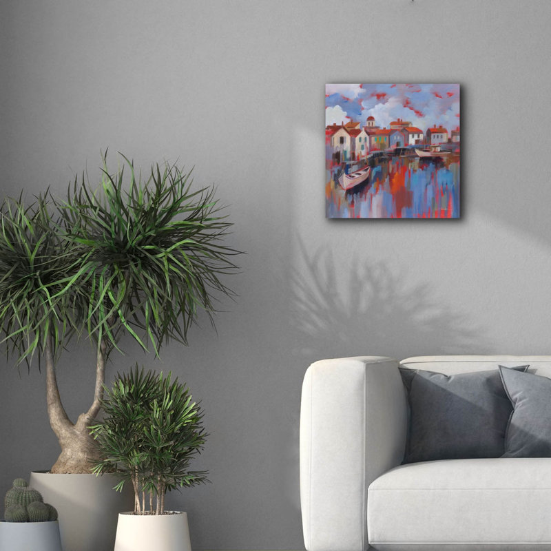 Winston Porter 'Seaport Village' by Silvia Vassileva Canvas Wall Art, H 18 po x l 18 po