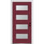 Porte d'entrée pré-suspendue en verre givré à 4 lumières avec 4 lumières-40456378-40456372-40456371