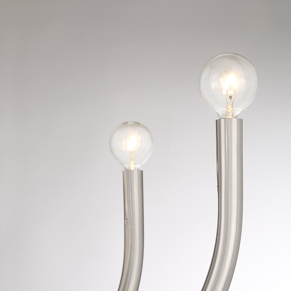 Sorrento 8-Light Chandelier, Satin Nickel