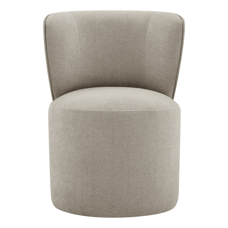 Luckett Upholstered Caster Dining Chair, Elite Sand