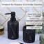 Marble Resin Soap Dispenser with Black Pump-113839513