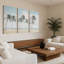 «Swaying Palms in Paradise I», reproduction sur toile-1235018415-1219353258-1235018411