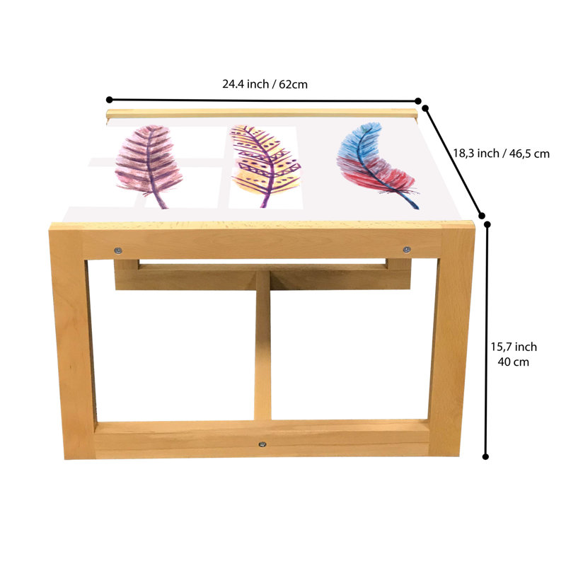 Henington Sled Coffee Table, 40cm H x 46.5cm W x 62cm D