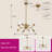 8-Light Modern Sputnik Sphere Chandelier