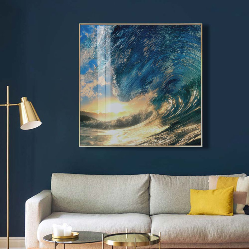 Single Picture Frame Print on Glass