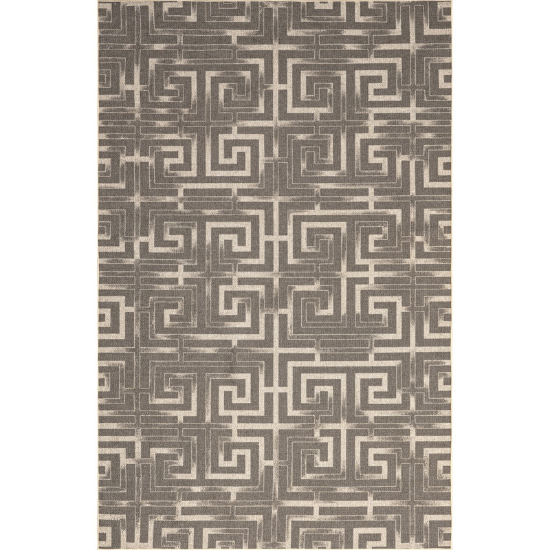 Sufia SuperiorWash Geometric Easy-Jute Machine Washable Area Rug, Rectangle 5' x 8'