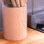 Nicola Spring - Hand-Printed Kitchen Utensil Holders - 1 Litre - Orange - Set of 3