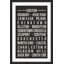 Reproduction d’art textuel sur papier « Famous Boston »-20450237