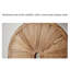 Paravent rétro et simple en bois d'orme arqué double face-258776903