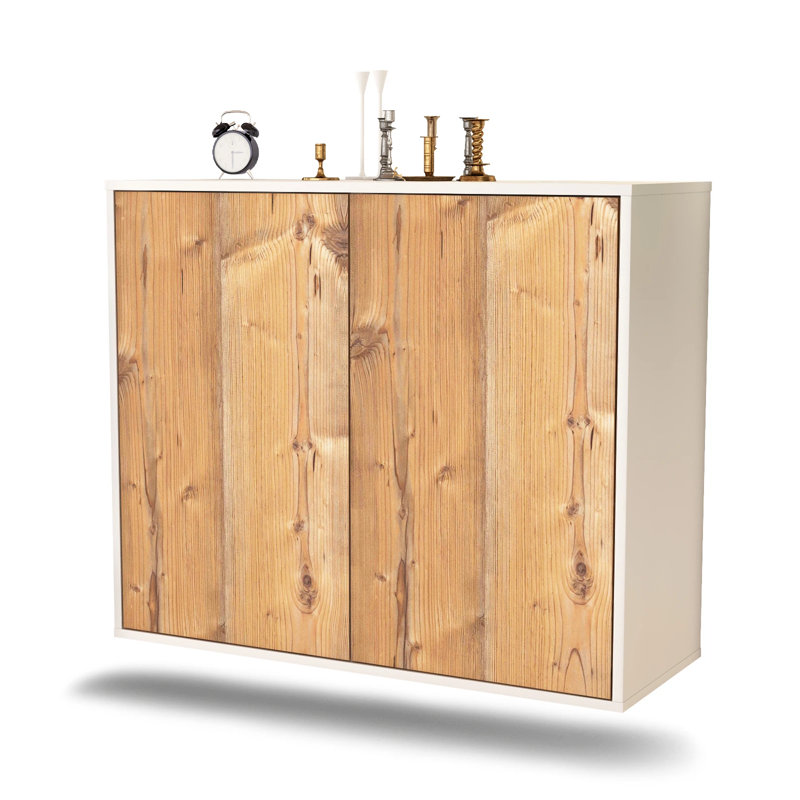 Chuck 92cm Sideboard, Anthracite/Orange