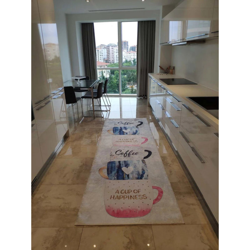 Tapis Mazzi avec envers antidérapant, Rectangle 2 pi 7 po x 12 pi 5 po