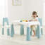 Kids Height Adjustable Table and 2 Chairs Set-288316446