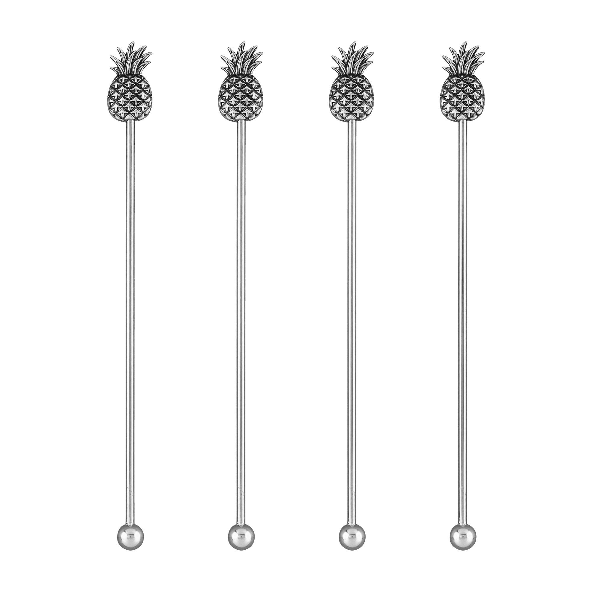 Pineapple Drink Stirrer - Set of 4