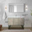 Ensemble de robinet de meuble-lavabo avec miroir l 48 po x P 20 po Lancy-113287924
