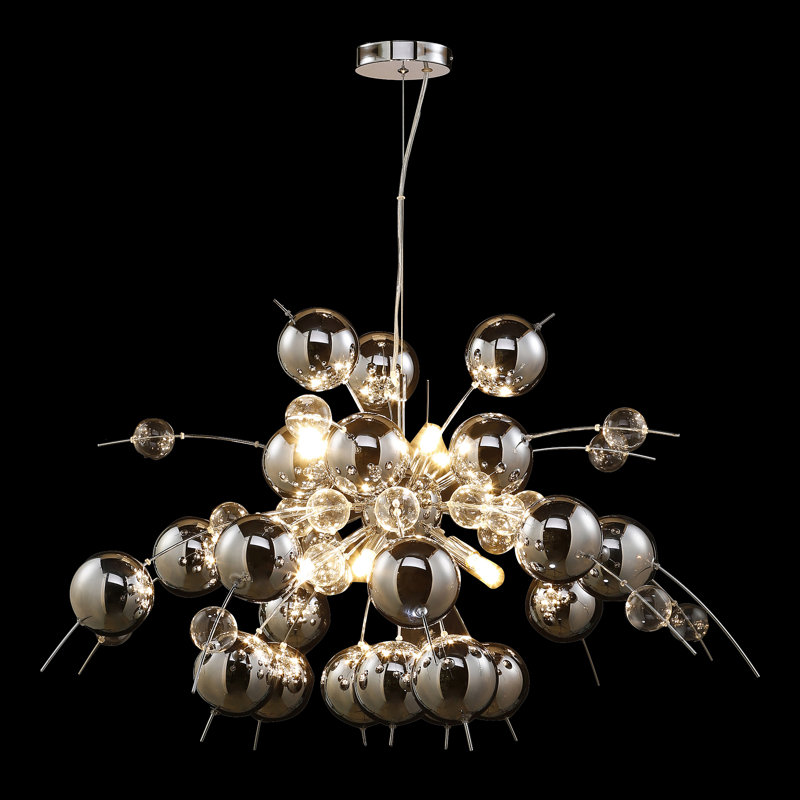 Gael 10 - Light Chandelier, Clear