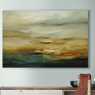 « muteed landscape iii », peinture sur toile tendue