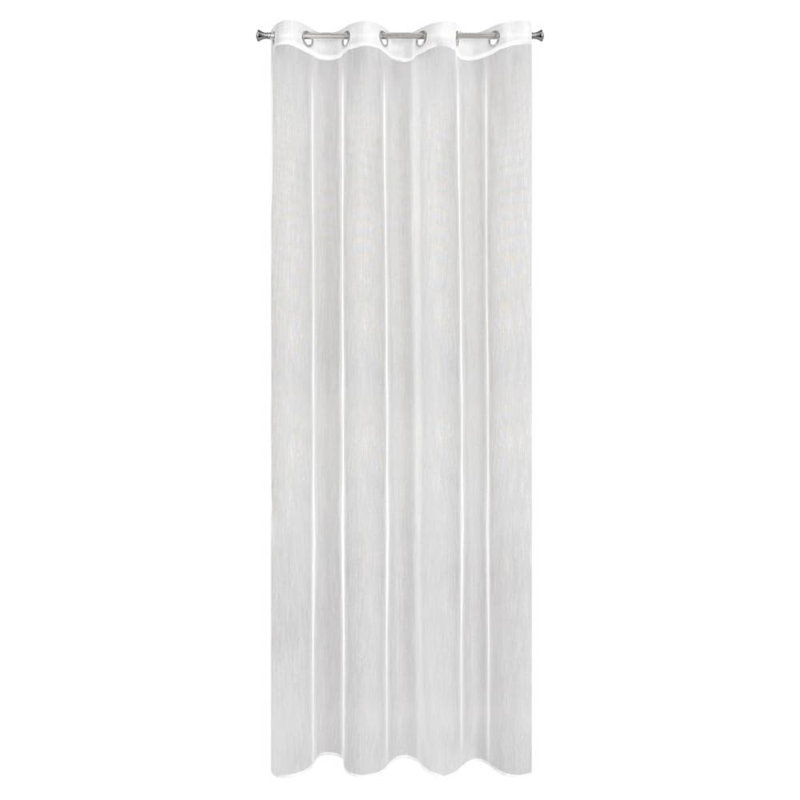 Aailiyah Room Darkening Curtain, 250cm W x 350cm L, White