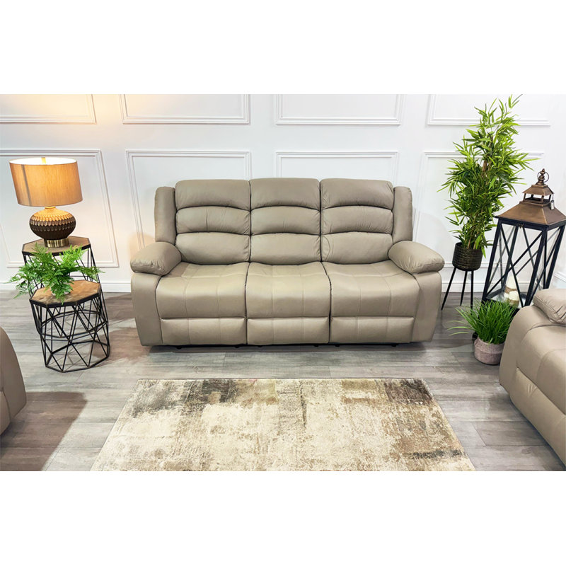 Mykita 510.54cm Wide Glider Standard Recliner, Beige