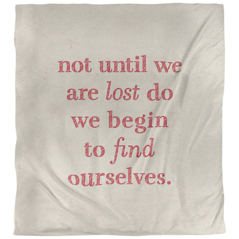 Housse de couette réversible simple Quotes, Housse de couette pour grand lit, Blanc / Rouge