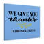 Give Thanks 1 Chronicles 29:13 - Wrapped Canvas Print-973104107