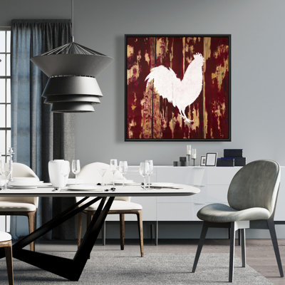 " Rooster Silhouette "