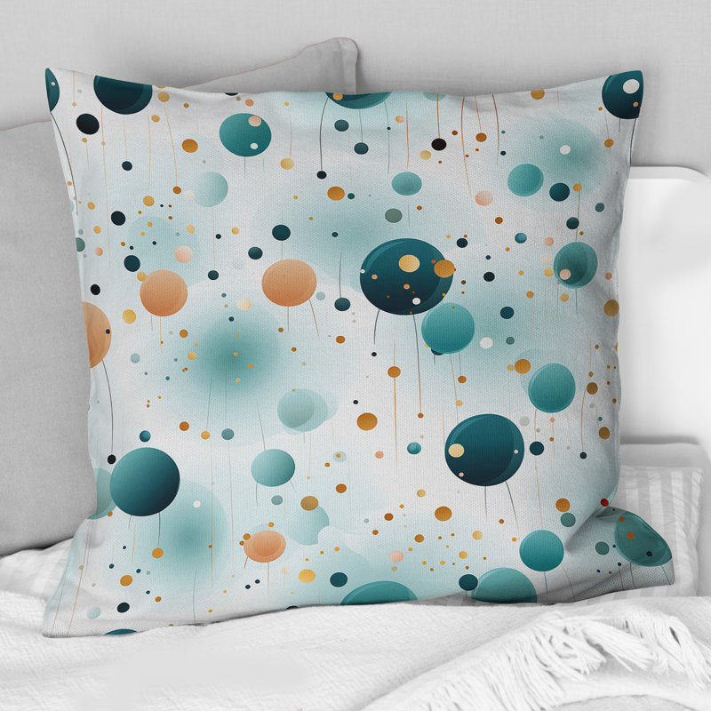 Mystic Enchantment Polka Dots Motif - Coussin, H 18 po x l 18 po