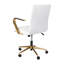 Fauteuil de direction pivotant rembourré à dossier moyen avec accoudoirs-1395143011-1395143022