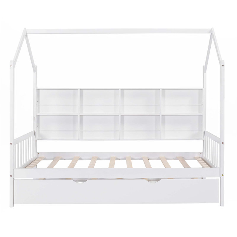 Lit gigogne en bois, Simple