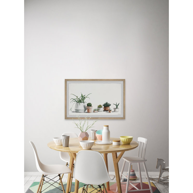 Container Gardens 1 Piece Single Picture Frame Painting, 61 cm H  x 91 cm W