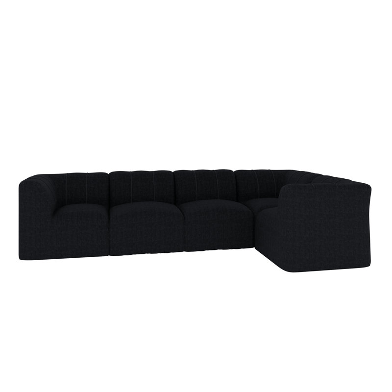 Canapé d'extérieur 102 po Sunbrella® de Praia, Toile Sunbrella® noir