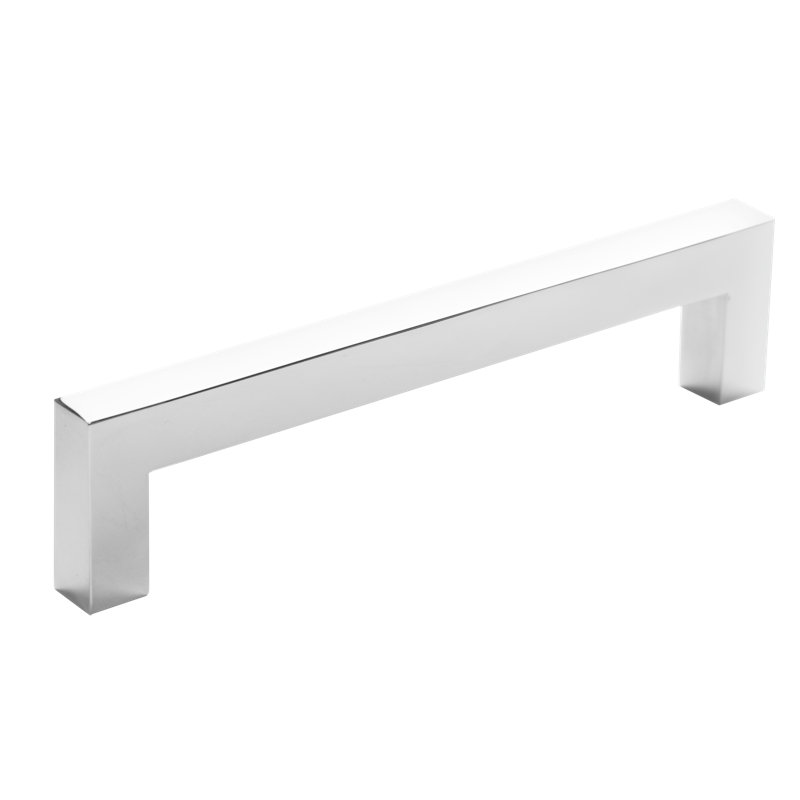 6 5/16" Center to Center Bar Pull, Polished Stainless Steel, 7 7/8"