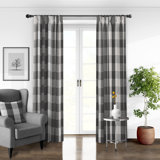Walker Buffalo Pinch Pleat Drapery Panel Room Darkening Curtain Pair (Set of 2)