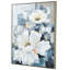 Impression sur toile grand rectangle 32,5 po x 40 po pour la maison, le salon, la cuisine, le vestibule, le bureau, peint à la main avec des balcons de fleurs roses