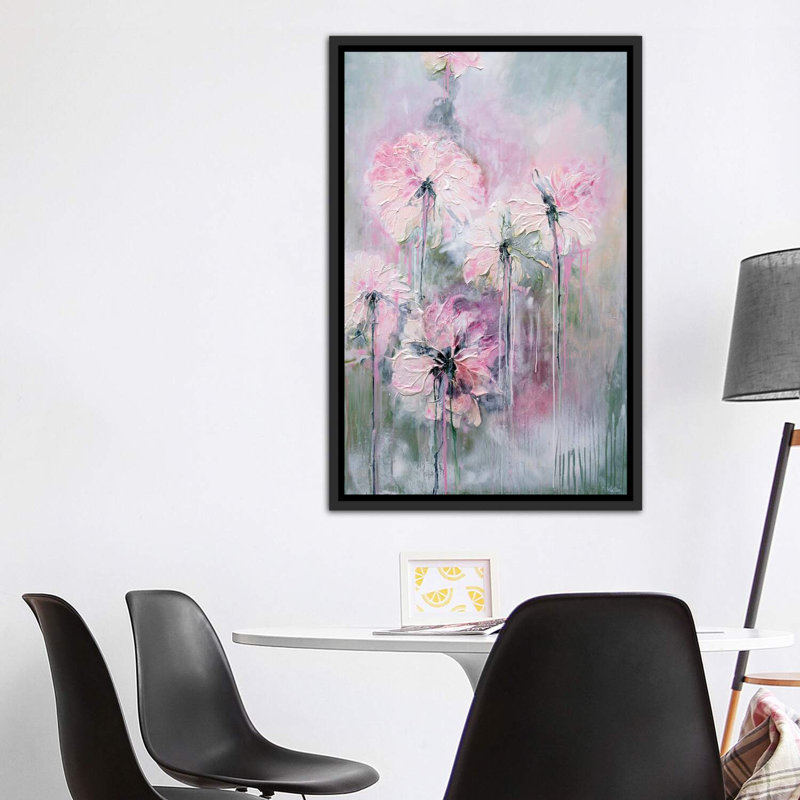 «Gentle Summer Rain», reproduction d'art, H 60 po x l 40po x P 1,5 po, Cadre noir
