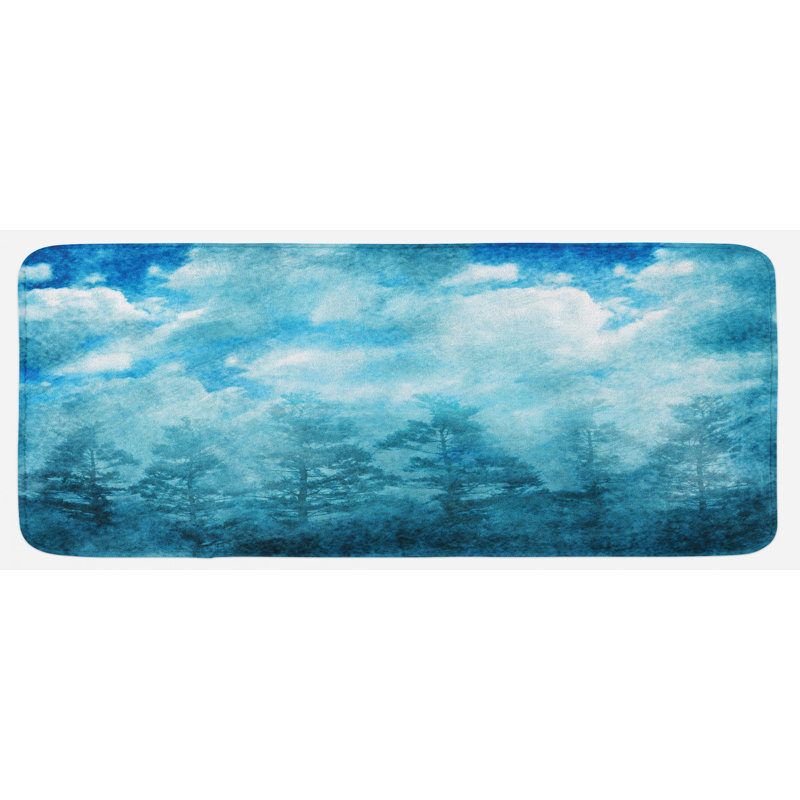 Tapis de cuisine grunge
