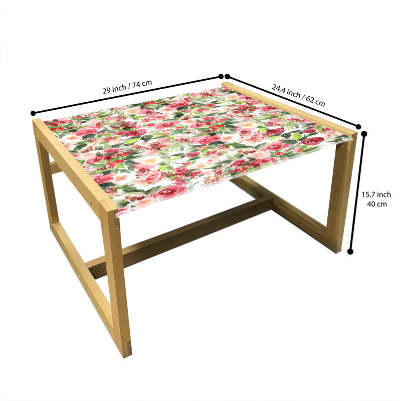 Jainab Sled Coffee Table, 40cm H x 74cm W x 62cm D