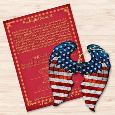 4.5'' Wood Shatterproof Holiday Shaped Ornament