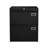 Locked 2 Metal File Cabinet - Black, Widened To Hold More Important Office Documents, Furniture Accommodate Larger Quantities,-2014116398