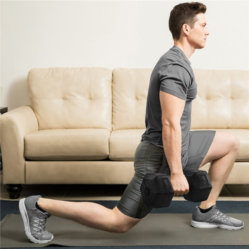 Hex Dumbbell Set for Strength Workouts, 8.37KG