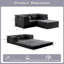 Upholstered Fabric Sectional-74852735-74852730
