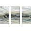 Estuaire - Ensemble de 3 peintures sur toile tendue-810366765