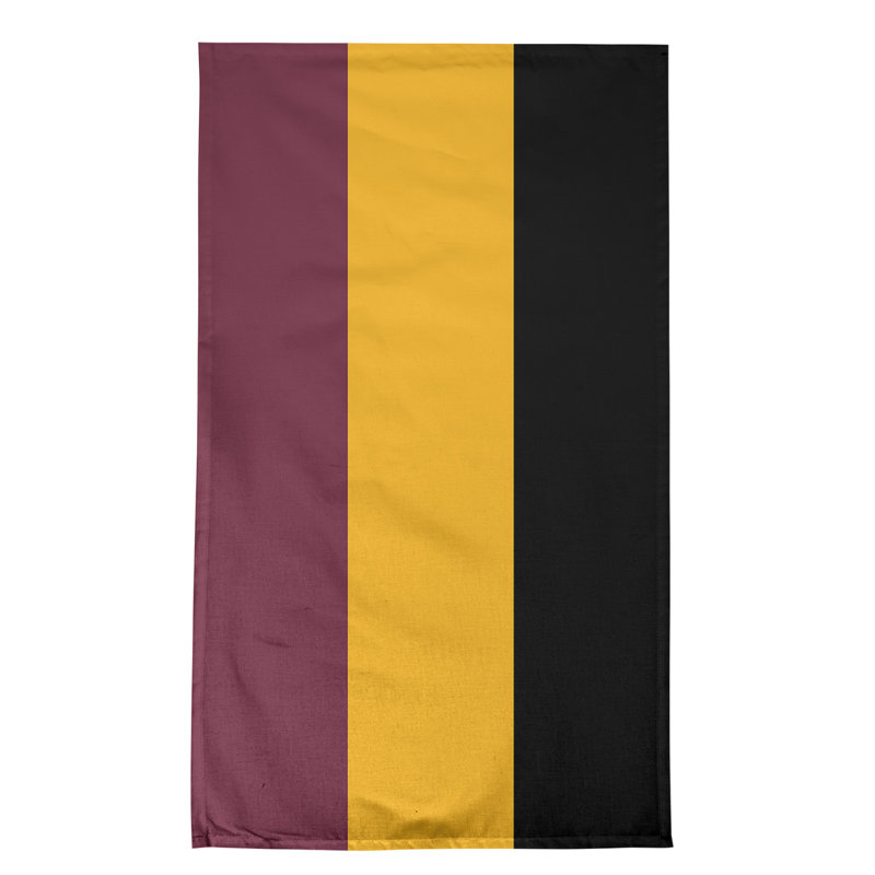 Stripe Tea Towel Kitchen Towel, Cotton Blend, Wine/Gold/Black Cleveland Basketball