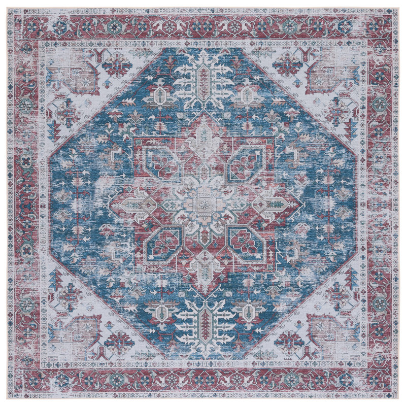 Tucson Performance Machine Washable Oriental Rug, Square 6'